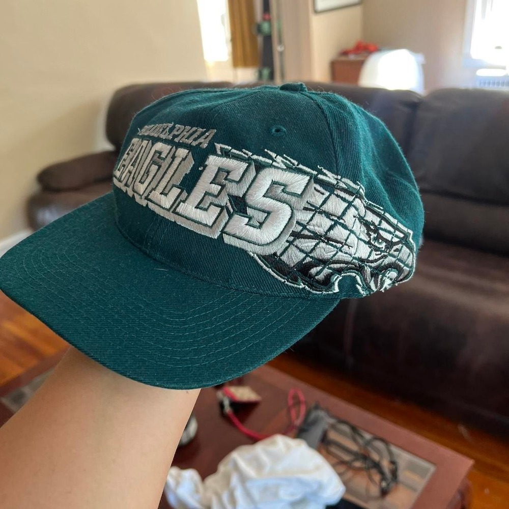 1996 Philadelphia Eagles Sports Specialties Grid NFL Snapback Hat